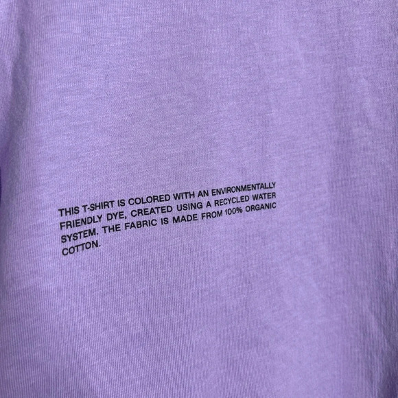 Pangaia - Purple Cropped 100% cotton T-shirt - XS - Picture 2 of 6